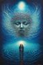 Placeholder: release expectation and let go; neo-surrealistic optical art