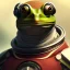 Placeholder: portrait male anthro frog dressed in astronaut outfit character full body precis no blur, concept art, character sheet, nier automata, Alexander Mandradjiev cyberpunk, trending on artstation, featured on pixiv, hyper detail, cinematic composition, 8 k, detailed face