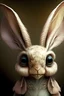 Placeholder: lop rabbit floppy ears, owl face, sweet alien