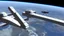 Placeholder: starship docking at a large future space station