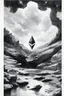 Placeholder: tom lee ethereum oracle of delphi seeing the future in the style of surrealism black and white