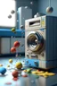 Placeholder: trending on artstation,toys 3d,toy design named Coin spitting washing machine.Dull working by activity in feeding by exchange somthing.free to zoom in,toy design,industrial design,ux design,interior design,product design,game design,octane rendering,unreal engine,Photoshyoot,Shot on 25mm lens,Depth of Field,Tilt Blur,Shutter Speed 1/100t0,F/22,White Balance,32k,Super-Resolution,Pro Photo RGB,Half rear Lighting,Incandtescent,Volumetric,Global Illumination,Screen Space Reflections,Diffraction Grad