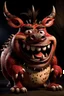 Placeholder: Pumba sitting and smiling with fangs