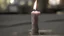 Placeholder: Lighting in the form of a melting candle