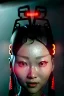 Placeholder: Studio photo portrait, Asian woman samurai, cyberpunk,japanese traditional ornaments, red, white, black, led wires, glow eyes, cinematic, Ultra realistic, wide angle view, soft color, highly detailed, unreal engine 5, RTX, ultra detail, 3d, finely drawn, high definition.