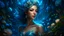 Placeholder: Beautiful goddess, Magical forest, Flowers, Intricate, Goddess locations, 3D art, Extremely detailed, Vector abstract portraits, vivid, Cinematic, luxurious, hyper-minimalist, Digital painting, Detailed maximalism, Futuristic, 8K, Polished, Inexpressible, Charlie Bowater style, Coloring book, blue hour, Sequins, Fractal precious stones, fractal crystals, pearls