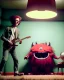 Placeholder: Room scene with big hair monster and boy playing, Wes Anderson style, realistic photo, concept art, smooth, unreal engine 5, god lights, ray tracing, RTX, lumen lighting, ultra detail, volumetric lighting, 3d.