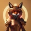 Placeholder: A steampunk Armor wearing Fox,cyberpunk, character design,ultra realistic,shiny, smooth, studio quality, octane render, Surrealism, Triadic colour scheme,ambient lighting polaroid, 100mm