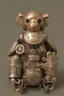 Placeholder: small cute steampunk mechanical monkey