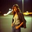 Placeholder: Jane birkin in jeans, long exposure photography, 70s