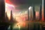 Placeholder: city, sci-fi, lake, ships, clouds, gary numan influence