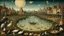 Placeholder: Style Hieronymus Bosch, order, peace, luxury, dream world, calm beauty, fantasy world, magic, beautiful composition, exquisite detail