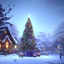 Placeholder: There is a Christmas tree in the center of the village, decorated with lights and glitter. It's snowing.Two squirrels hold the snowballs in their paws.The squirrels wear blue hats and blue scarves. Award winning photography illustration dynamic lighting 8k, very cute, fantasy, fantastic view , colourful, Nikon850 highly detailed Award winning photography illustration dynamic lighting 8k, very cute, fantasy, fantastic view , colourful, Nikon850 highly detailed