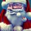 Placeholder:  octane render, 8k, high detail, Santa , portrait, jolly, happy, realistic