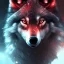 Placeholder: Wolf, red, fire, blood, gore, 8K, cinematic lighting, sharp focus, masterpiece, expert