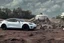 Placeholder: A Tesla 'Model S' is parked, at the lunar landing site of the 'Apollo 11'. (CINEMATIC, WIDE ANGLE LENS, PHOTO REAL)