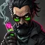 Placeholder: A zaunite chem gangster in the arcane art style