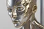 Placeholder: a robotic figure with human-like features, predominantly gold and silver in colo