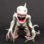 Placeholder: Skin changer monster with bat face and white skin and tentacles