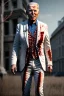 Placeholder: Ultra realistic image, joe biden zombie, zombie performance, suit, skull, blood, torn arm, night, walking twisted, waist up view, thriller style, dark ambient, highly detailed, White House background, concept art, unreal engine 5, ray tracing, RTX, ultra detail, volumetric lighting, high definition, high resolution.