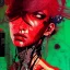 Placeholder: beautiful punk girl, hyper detailed, hyperdetailed, intricately detailed, illustration by <kilian eng> <Yoji Shinkawa>, darkred tones,