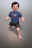 Placeholder: Henry cavill toddler, smile, full body, hyper realistic