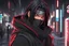 Placeholder: Itachi Uchiha in 8k Afukuro anime drawing style, Uchiha them, ronin costum, winter, close picture, neon effect, highly detailed, high details, detailed portrait, masterpiece,ultra detailed, ultra quality