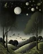 Placeholder: A gray celestial galaxy painted by Henri Rousseau