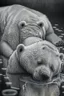 Placeholder: polar bear melting into a puddle, hyper-realistic photography, detailed expression of agony, hyper-realistic fur and anatomy details, Takeshi Kawano style, engraved fur details, anatomically correct animal, dark colour tone, epic colour treatment, cinematic colour treatment, meticulously intricate perfectly symmetrical extremely detailed, pixiv daily ranking, pixiv, extreme depth of field, artstation, sculpture style, spectacular details, volumetric lighting, masterpiece, cinematic, Hollywood pr