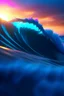 Placeholder: Ultra realistic photo rough colored big ocean wave falling down at sunset time concept ,full size, science, technology,future,electric ,futuristic style, design, practicality,manufacturability,performance, performance, HOF, professional photographer, captured with professional DSLR camera, trending on Artstation, 64k, full size, ultra detailed, ultra accurate detailed, bokeh lighting, surrealism, background,(((realism, realistic, realphoto, photography, portrait, , realistic, beautiful, elegant,