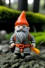Placeholder: bald, grey deep gnome with an orange beard