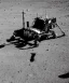 Placeholder: Scary robot on the lunar surface