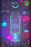 Placeholder: cyberpunk neon creapy flash light