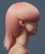 Placeholder: Anime girl cute neck head portrait, warrior costume, village, meditation, 8k quality