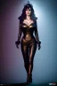 Placeholder: painting of lisa ann as evil queen in black leather pants, , leather, angry, stern look, volumetric lighting, particales,highly detailed,cinematic, deep colours,8, highly detailed, digital painting, artstation, concept art, smooth, sharp focus,