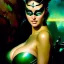 Placeholder: portrait 'beautiful Sexy Busty CatWoman',crystal clear green eyes,painting by gaston bussiere, greg rutkowski, yoji shinkawa, yoshitaka amano, tsutomu nihei, donato giancola, tim hildebrandt, oil on canvas, cinematic composition, extreme detail,fit full head inside picture,32k