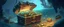 Placeholder: Sea of Thieves lots of treasure chest deep in the sea