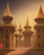 Placeholder: An old Arab city with a gothic_arab gate