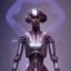 Placeholder: Akhenaten cyberpunk, full body, robocop, Egypt background