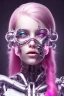 Placeholder: cyborg, pink hair, sexy, perfekt, real, dream