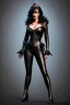 Placeholder: painting of lisa ann as evil queen in black leather pants, , leather, angry, stern look, volumetric lighting, particales,highly detailed,cinematic, deep colours,8, highly detailed, digital painting, artstation, concept art, smooth, sharp focus,