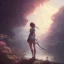 Placeholder: a girl looking to the sky, cinematic lighting, dramatic atmosphere, studio lighting delicate features finely detailed perfect art, at an ancient city, gapmoe yandere grimdark, trending on pixiv fanbox, painted by greg rutkowski makoto shinkai takashi takeuchi studio ghibli