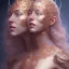 Placeholder: fantasy magic, intricate, sharp focus, illustration, highly detailed, digital painting, concept art, artgerm and paul lewin and kehinde wiley, masterpiece sexy lips with a smile Celtic Lord body lord outer space pretty, pink blue