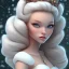 Placeholder: Snow white, beautiful, soft, long blonde hair