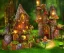 Placeholder: magic fairy and elf house in a magic forest