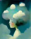 Placeholder: A dreamy portrait of a figure with their head in the clouds, literally, with their thoughts and dreams visible as miniature scenes within the fluffy formations, in the style of magical realism, soft pastel colors, and a sense of whimsy, inspired by the works of Marc Chagall and Odilon Redon, exploring the power of imagination and creativity.