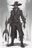 Placeholder: fantasy witch hunter man