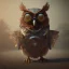 Placeholder: Steampunk Owl, extreme detail, Photorealism, macro lens 70mm,bokeh, cinema4d, HDR, 8k, unreal engine 5