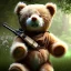 Placeholder: living realistic fantasy wild teddy bear like