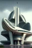 Placeholder: Futuristic Architecture of the building of Reserve bank of India